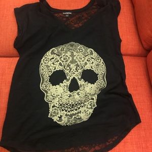 Express Skull Tank Top
